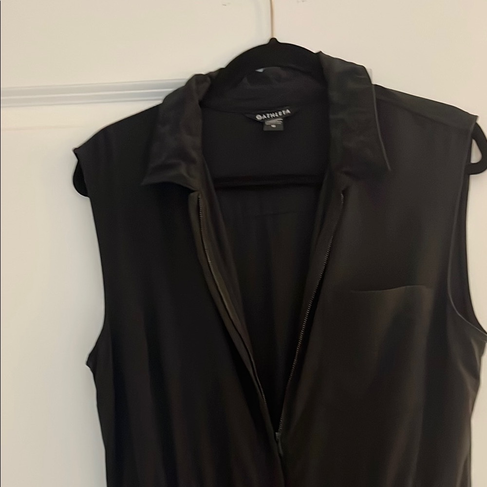 Athleta Black Sleeveless Jumpsuit
